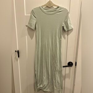 teal dress